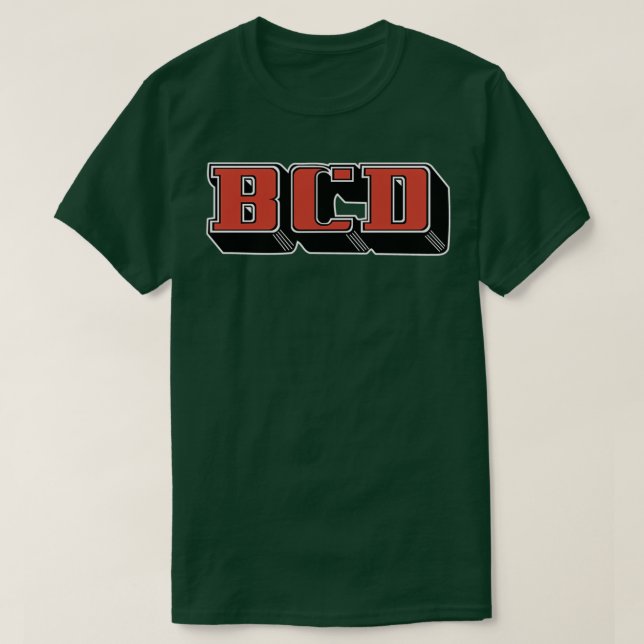 BCD-design med enkel Avslappnad T Shirt (Design framsida)