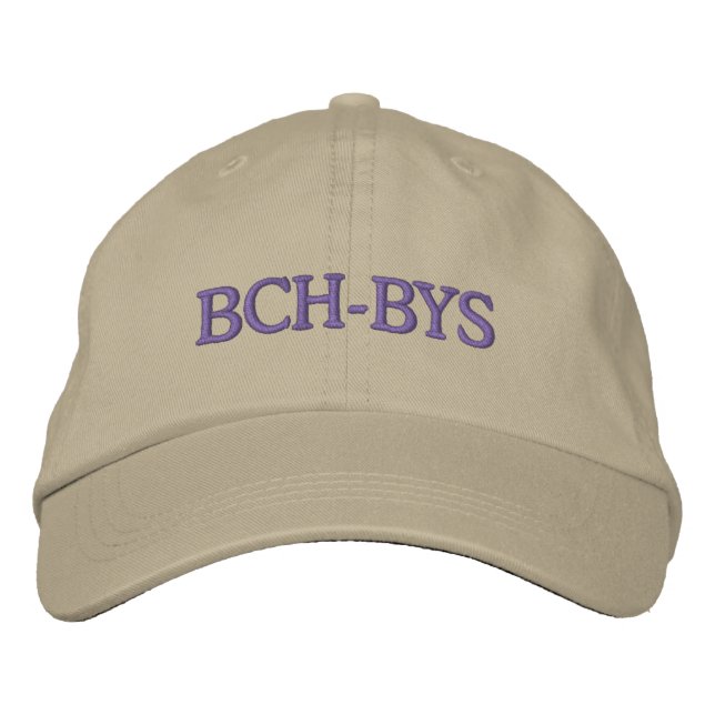 BCH-BYS-kapsel (Khaki w/Mörk Teal) Broderad Keps (Framsida)