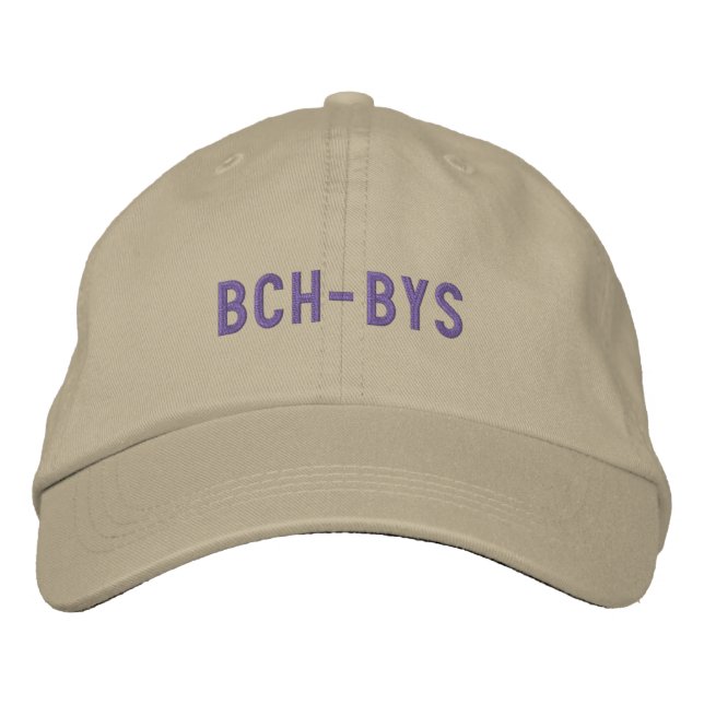 BCH - BYS mössa (Khaki m/teal) Broderad Keps (Framsida)
