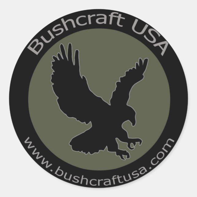 BCUSA Sticker Runt Klistermärke (Framsida)