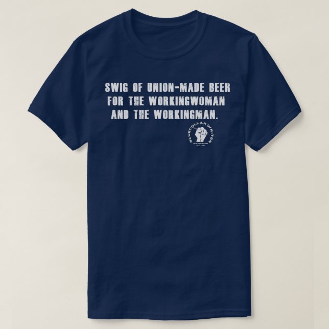 BCW Uniontillverkad öl TShirt T Shirt (Design framsida)