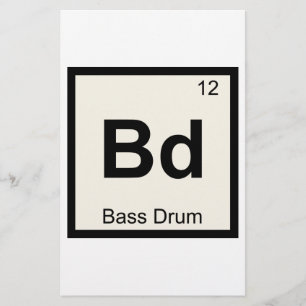 Bd - Basstrummusik Kemins periodiska system