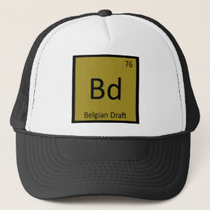 Bd - Belgisk Draft Rolig Kemielement T-Shirt Truckerkeps