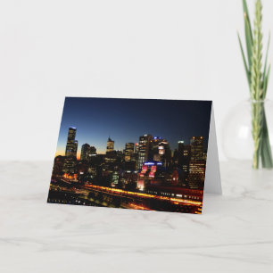 [ BD] Melbourne cityscape nattetid Kort