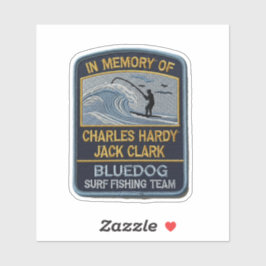 BD Memorial-Anpassningsbar - Klipp vinyletikett Klistermärken