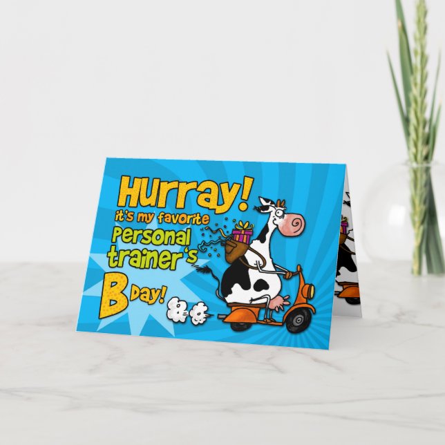 bd scooter ko - personlig tränare kort (Framsida)