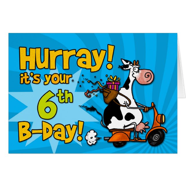 bd-sparkcykelko - 6 hälsningskort (Framsidan Horizontal)