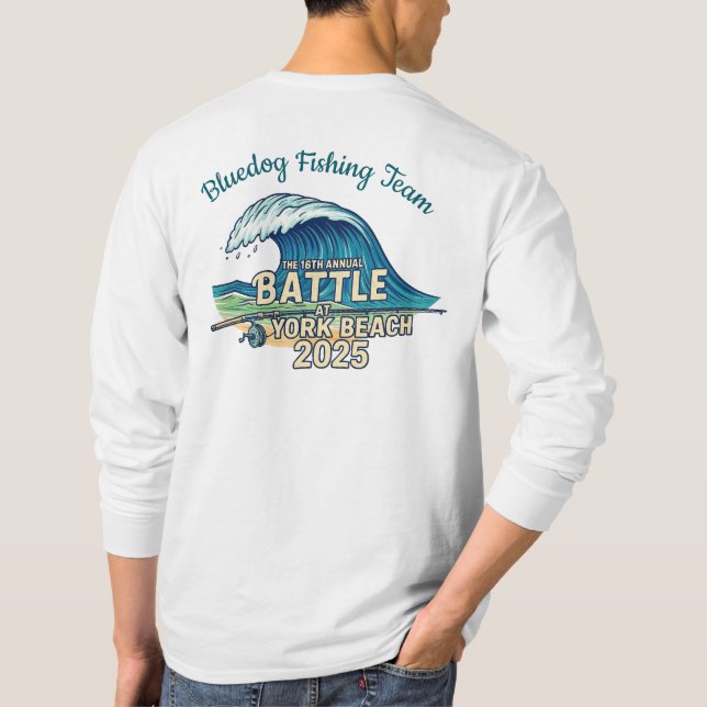BD - TEAL BOTTERING PÅ BAKGRUND T SHIRT (Baksida)