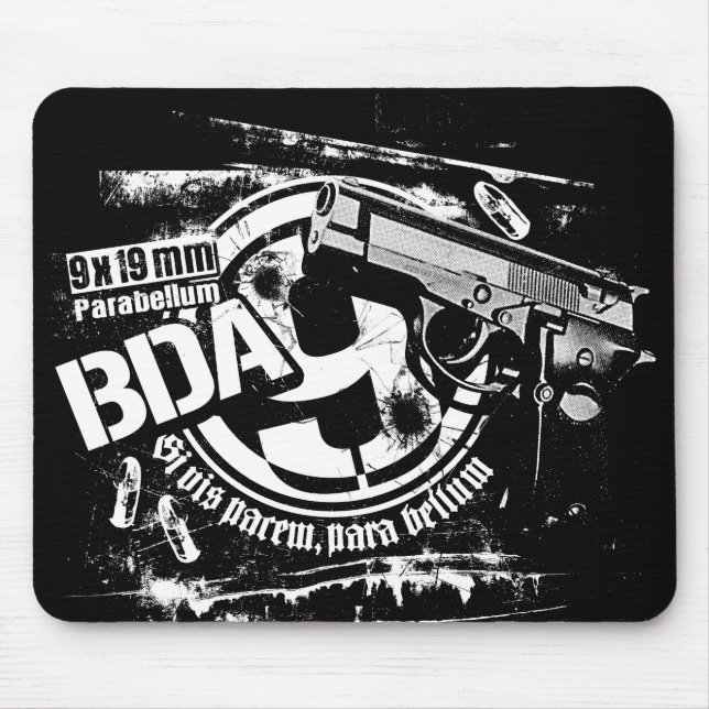 BDA 9 Mouse Pad Mousepad Musmatta (Framsidan)