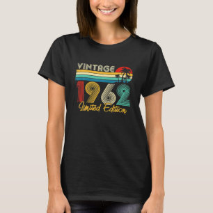 Bday 60 Year Old Vintage 1962 Begränsad Edition 60 T Shirt