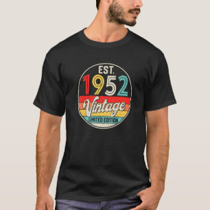Bday 70 Year Old Vintage 1952 70th Birthday T Shirt