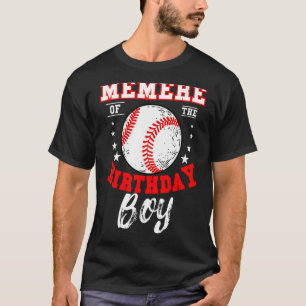 Bday Cel: Minnet från födelsedagspojken Baseball. T Shirt