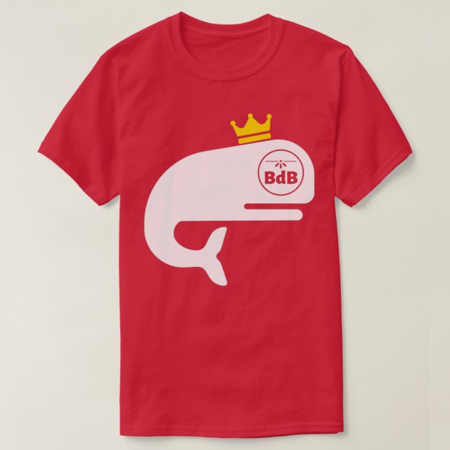 BdB Bodyboarding Whale T Shirt (Design framsida)