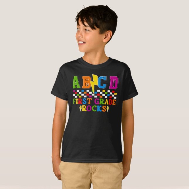 BdD första klass sten back to school T Shirt (Hel framsida)