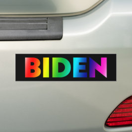 Bden pride lgbtq rainbow typography svart bildekal