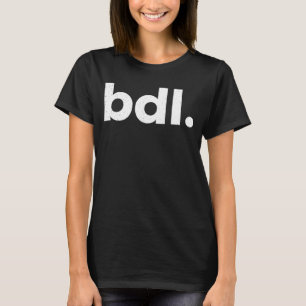 BDL Hartford Connecticut flygplatskod BDL T Shirt