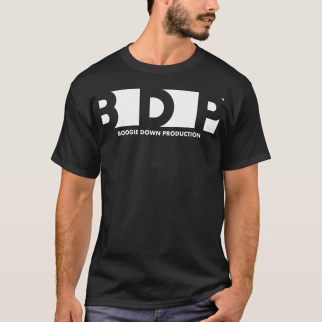 bdp boogie down production retro t shirt (Framsida)