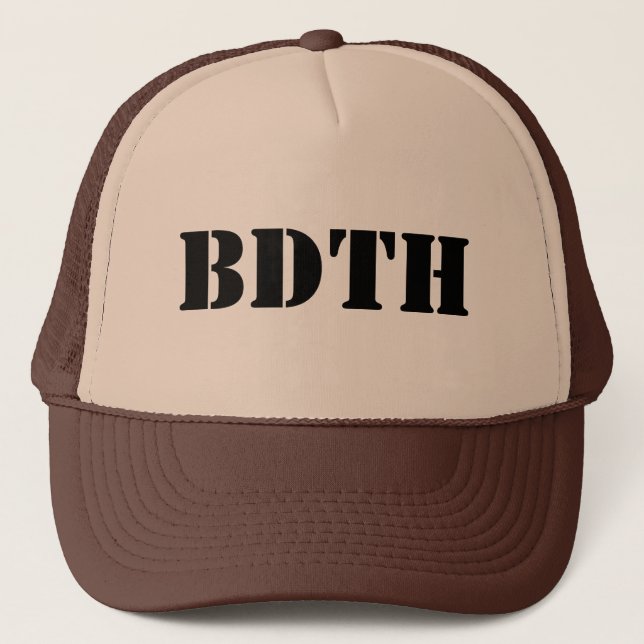 BDTH Logo Truckerkeps (Framsida)