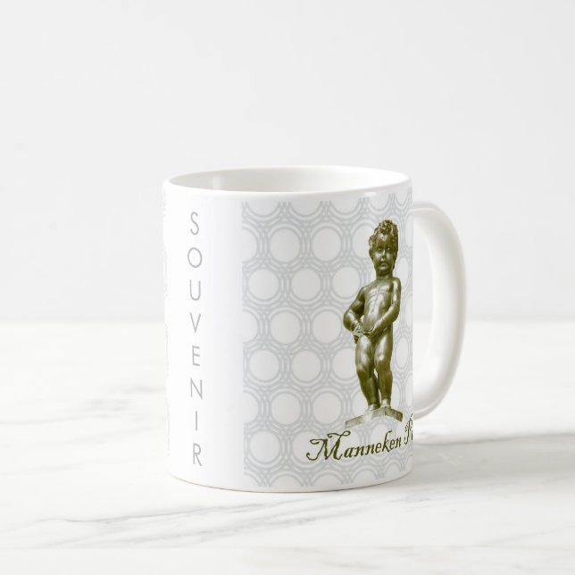 BE054 MANNEKEN PIS Bryssel Bruxelles Kaffemugg (Framsida höger)
