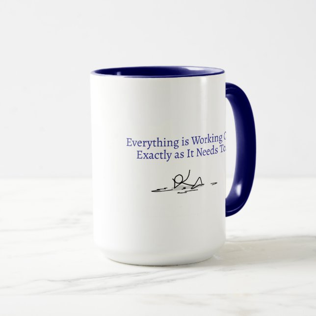 "BE. "15oz inspirationskaffe Mugg" Mugg (Framsida höger)
