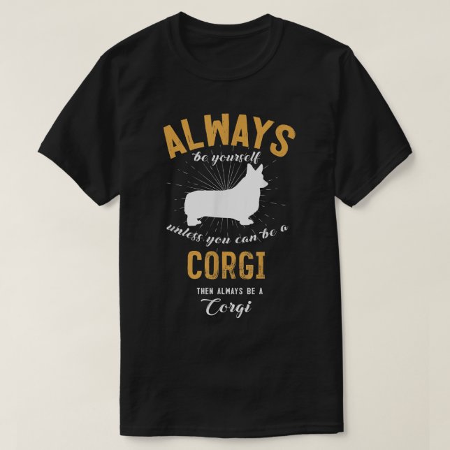 Be A Corgi Lover  T Shirt (Design framsida)