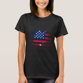Be A Good American Usa Flag T Shirt
