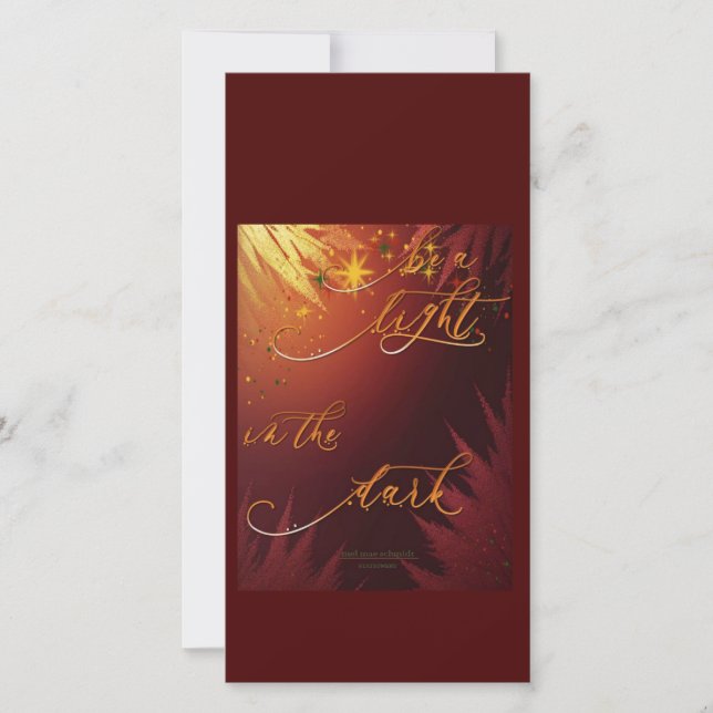 Be A Light Bordeaux Mel Mae Schmidt Stationery (Framsida)