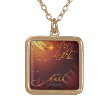 Be A Light Red-Gold Halskette