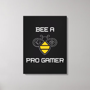 Be A Pro Gamer, bigåvor, biodling i Kärlek, biodli Canvastryck