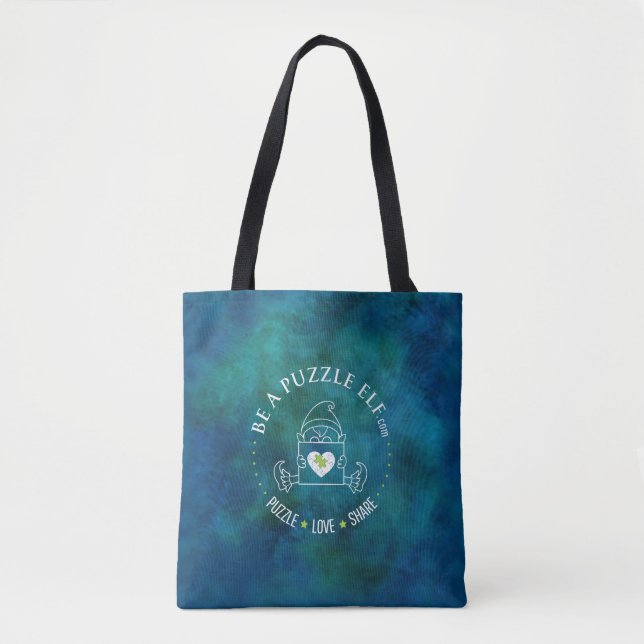 Be A Puzzle Elf - Tote Tygkasse (Framsida)