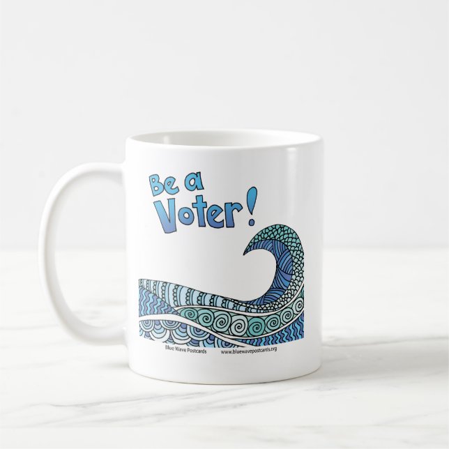 Be a Voter Mug Kaffemugg (Vänster)