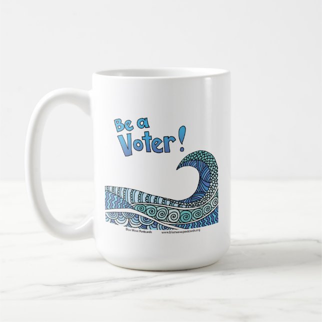 Be a Voter Mug Kaffemugg (Vänster)