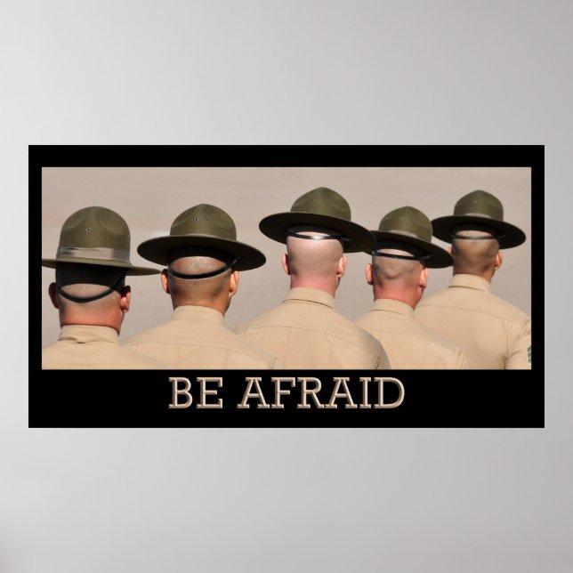 Be Afraid Poster (Framsidan)