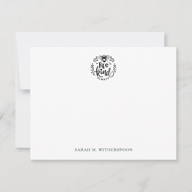 Be alltid om ett anteckningskort (Framsida)