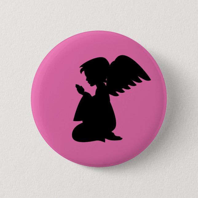 Be ängel knäppas emblem knapp (Framsida)