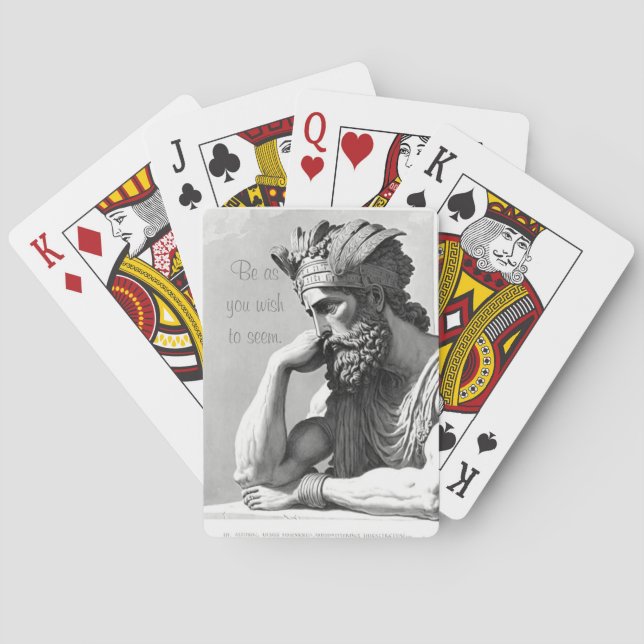Be as you wish to seem casinokort (Baksidan)