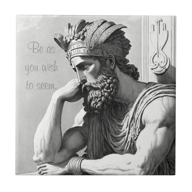 Be as you wish to seem kakelplatta (Framsidan)
