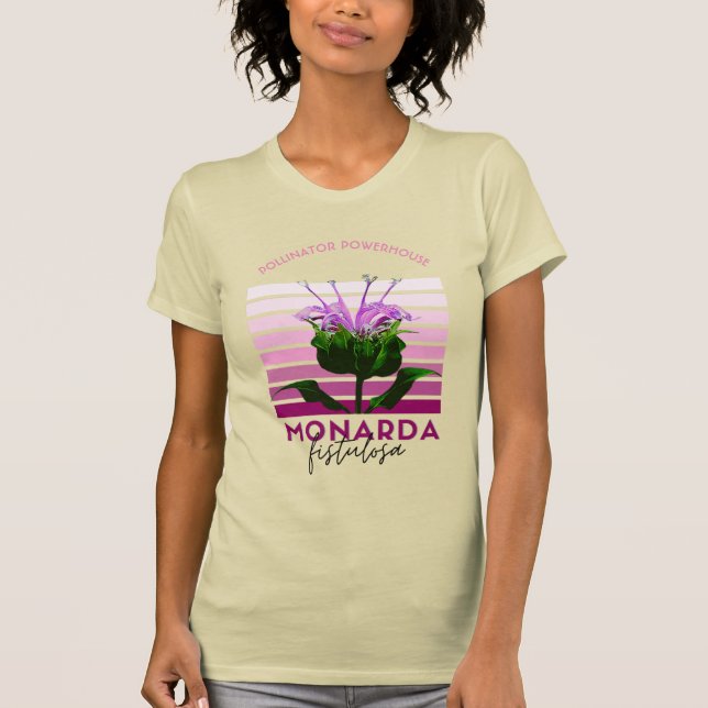 Be Balm Monarda Fistulosa Graphic Rand T Shirt (Framsida)