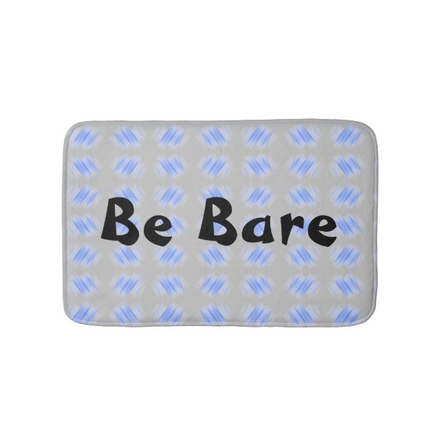 Be Bare Light Grått Abstrakt Bath Mat Badrumsmatta (Framsidan)