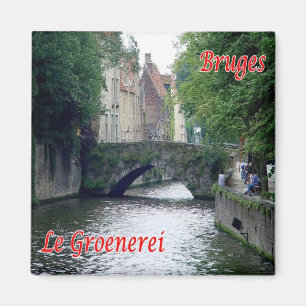 BE - Belgien - Brygge - Groenerei Magnet