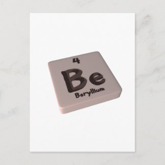 Be Beryllium Vykort