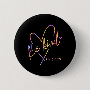 Be Blind Awareness Braille Knapp