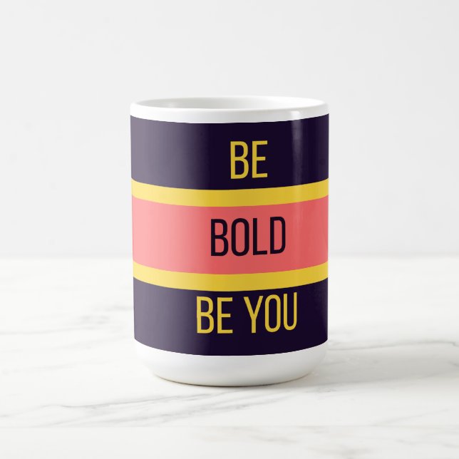 Be Bold — 90s Maximalist Mug | Retro  Kaffemugg (Center)