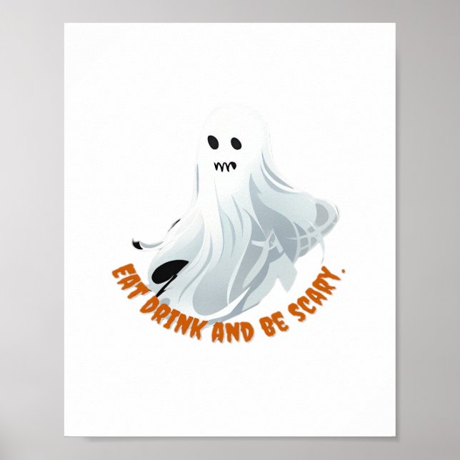Be Boos Eat Drink And Be Scary Classic  Poster (Framsidan)