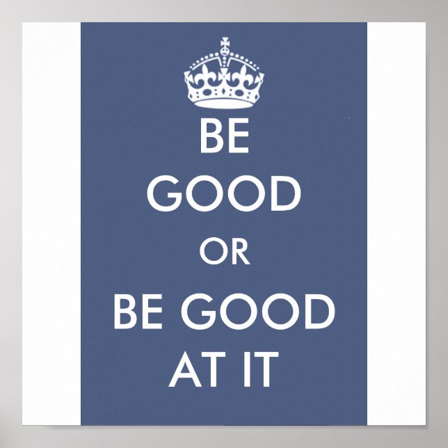 BE BRA ELLER BE BRA VID IT-POSTER POSTER (Framsidan)