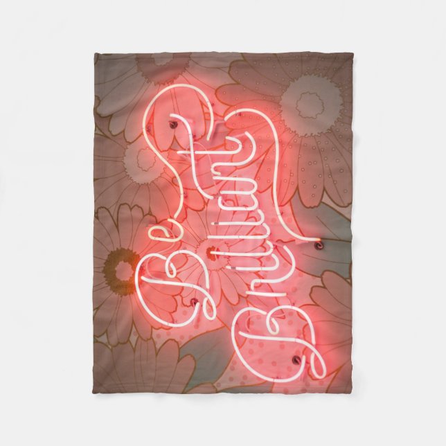 BE BRILLIANT-filt 30 tum x 40 tum Fleecefilt (Framsidan)