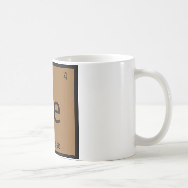 Be - burmesisk kattpytonkemi Inslag-symbol Kaffemugg (Höger)