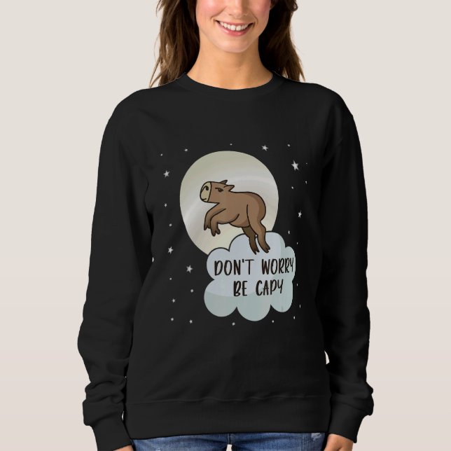 Be Capy Pull Up Capybara  Meme Cute Capybara Anima T Shirt (Framsida)