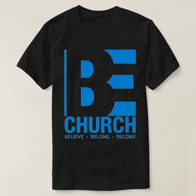 BE Church Premium T Shirt (Design framsida)