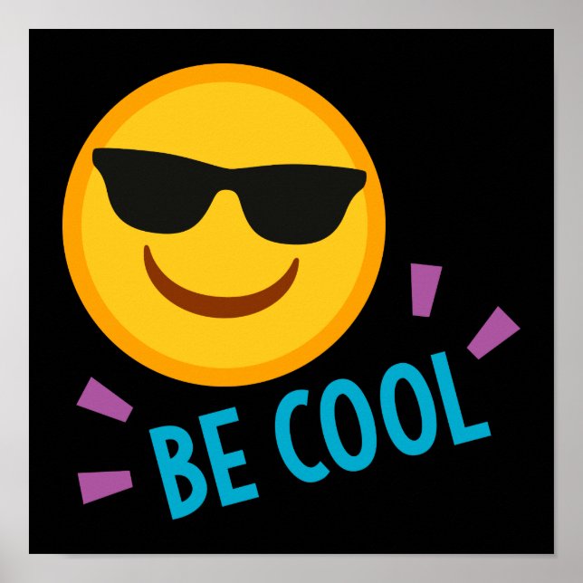 Be Coola Emoji Poster (Framsidan)